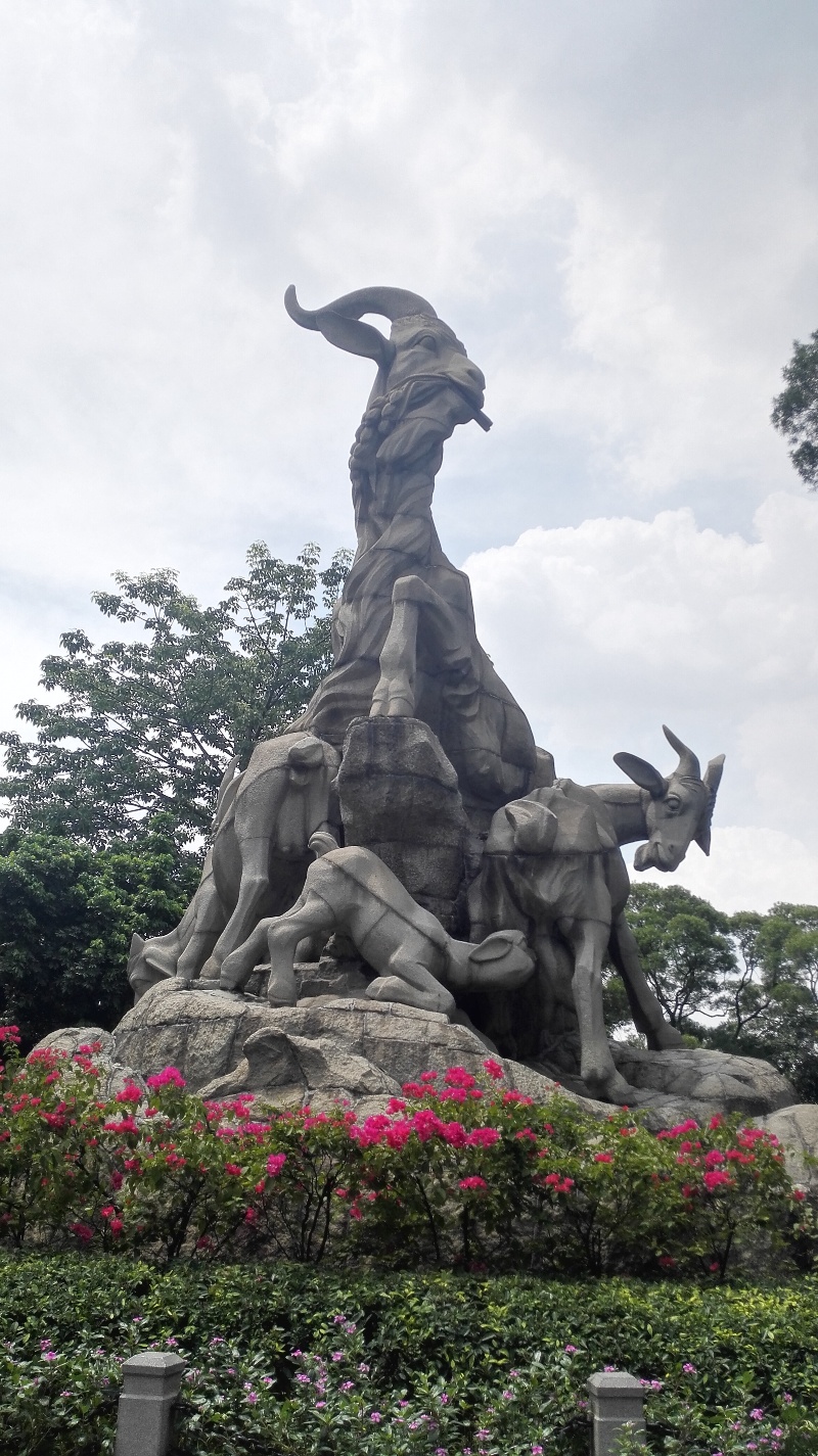 越秀公园五羊雕塑